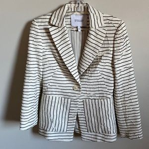 Derek Lam 10 Crosby Striped Blazer